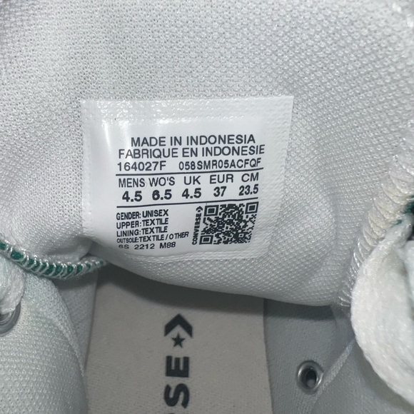 Converse Chuck Taylor Green High-Tops - Picture 6 of 6